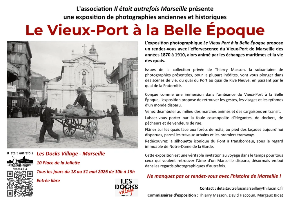 Affiche de l'exposition Vieux Port à la Belle Epoque