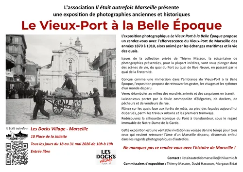 Affiche de l'exposition Vieux Port à la Belle Epoque